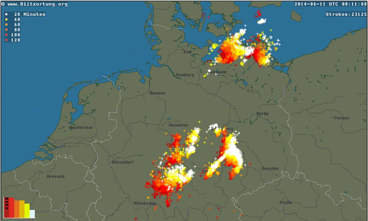 Weitere Unwetter in Deutschland - ESKP