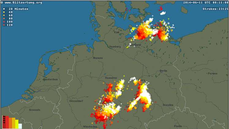 Weitere Unwetter in Deutschland - ESKP