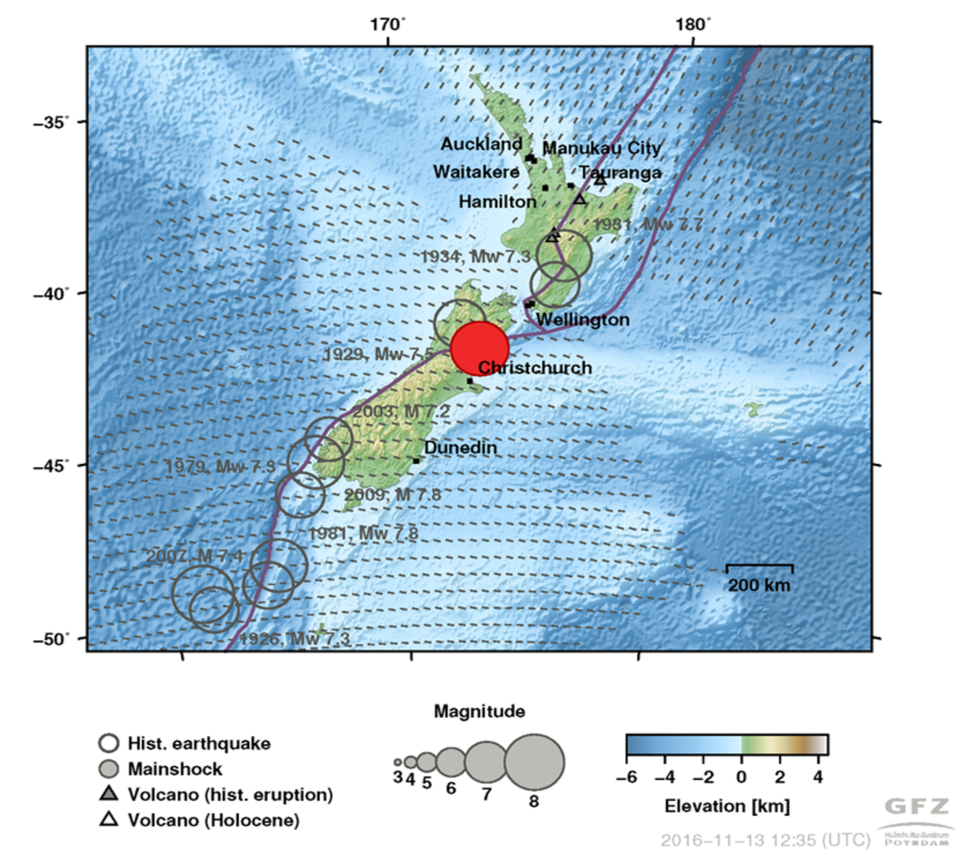 Neuseeland Wird Von Schweren Erdbeben Erschuttert Eskp