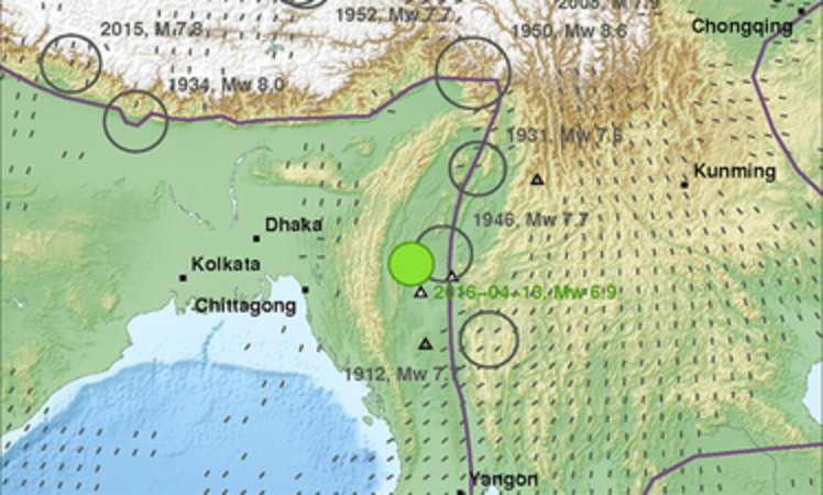 Geophysikalische Hintergründe zum Erdbeben in Myanmar