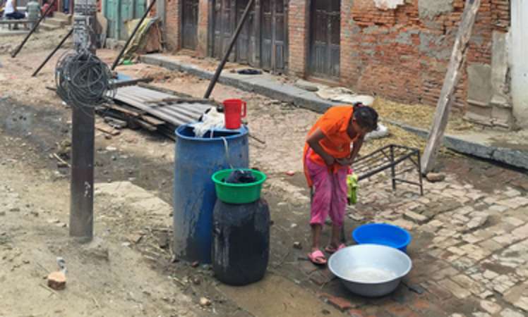 CEDIM-Wissenschaftler im Einsatz nach Erdbeben in Nepal